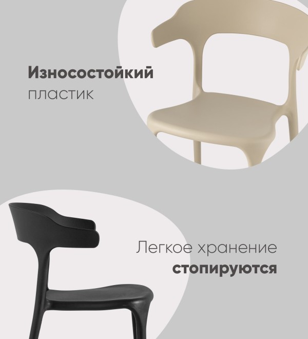 Стул Neo пластик черный