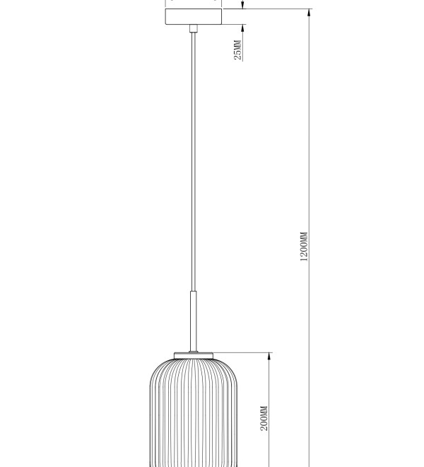 Светильник подвесной Moderli V11029-1P Ivory