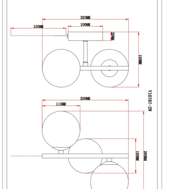 Бра Moderli V10787-2W Renny
