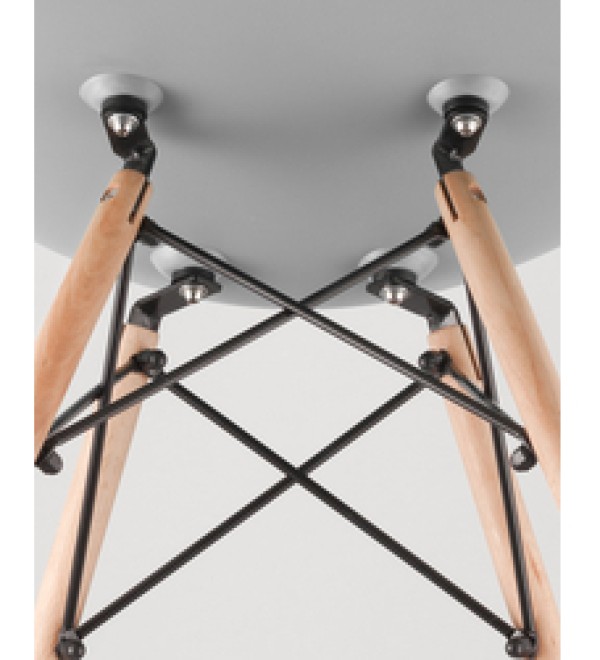 Стул Eames Style DSW оранжевый (разборный каркас)