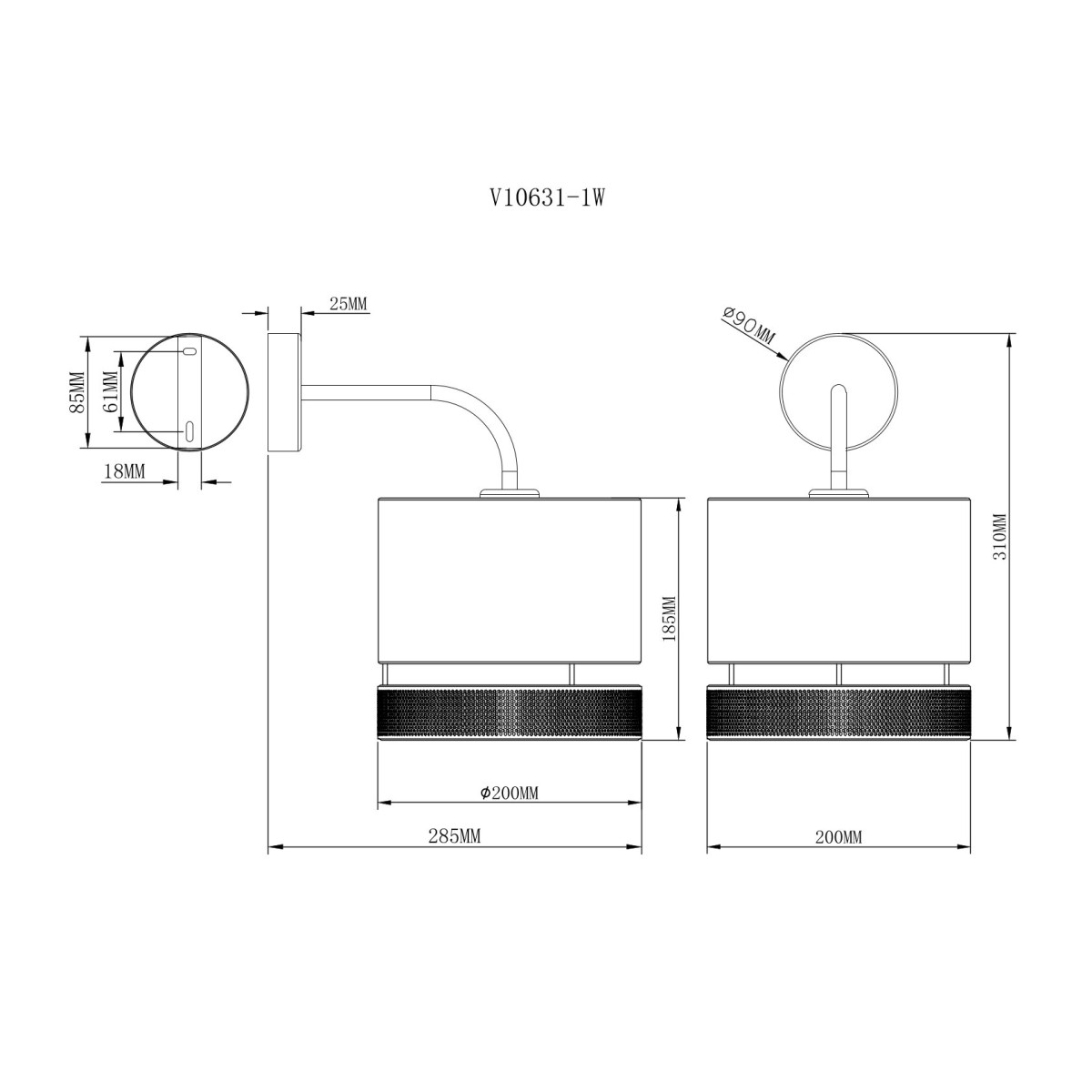 Бра Moderli V10631-1W Gela