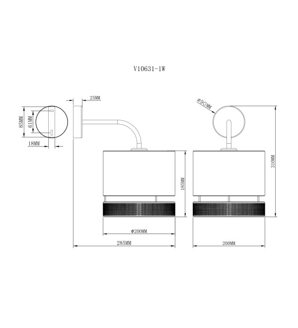 Бра Moderli V10631-1W Gela
