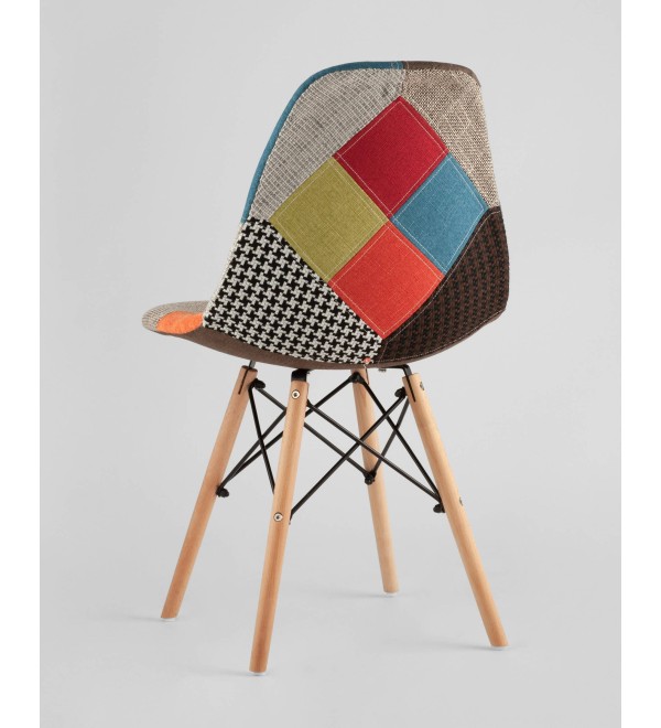Стул Eames DSW пэчворк