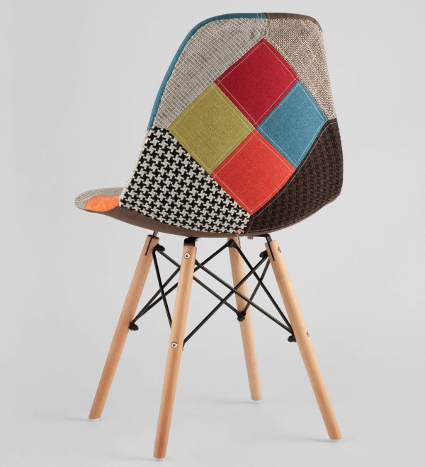 Стул Eames DSW пэчворк