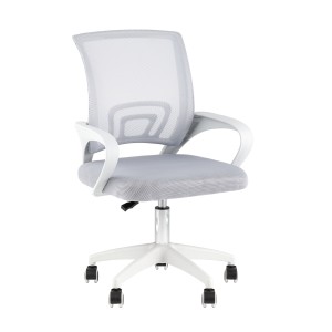 Кресло офисное TopChairs Simple SN серый пластик белый