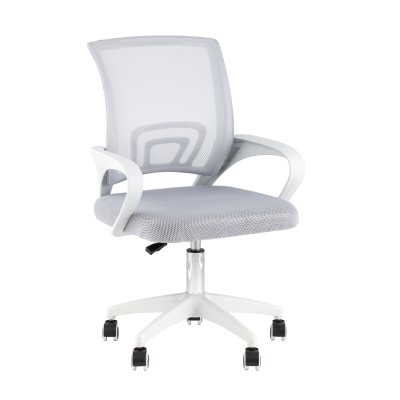 Кресло офисное TopChairs Simple SN серый пластик белый