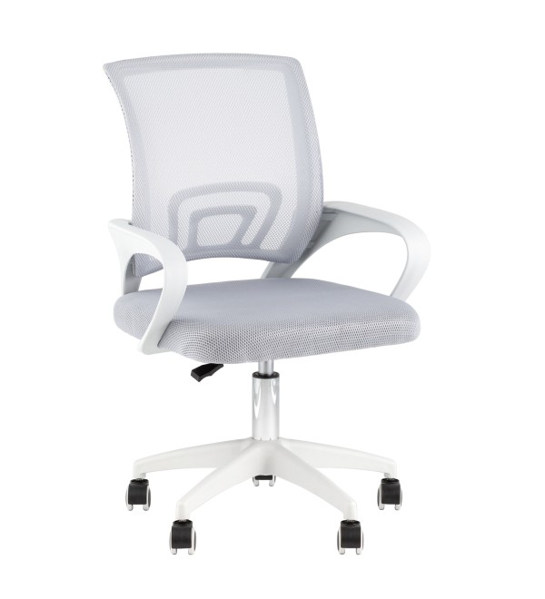 Кресло офисное TopChairs Simple SN серый пластик белый