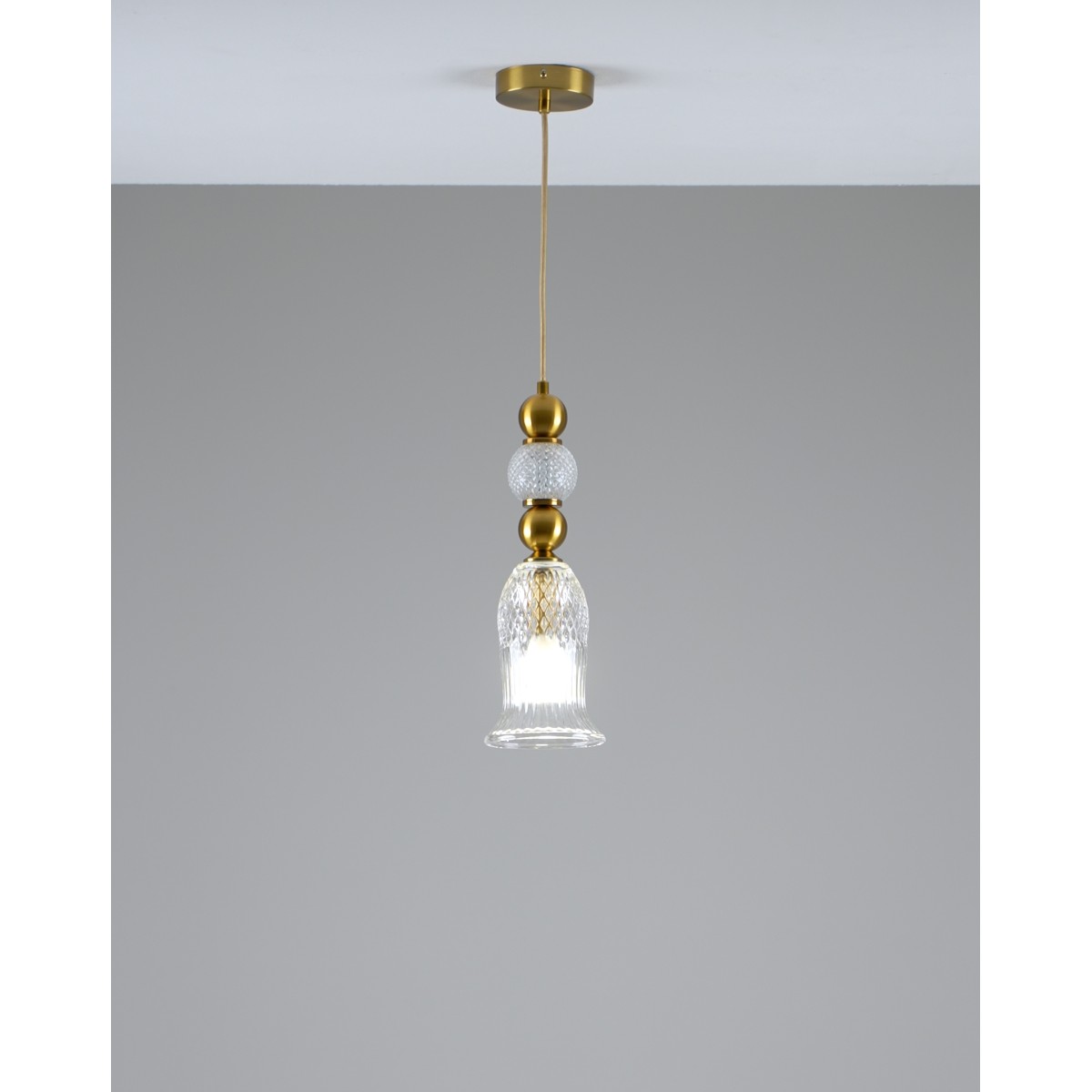 Светильник подвесной Moderli V10908-P Glassy