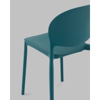 Стул Briny пластик темно-бирюзовый