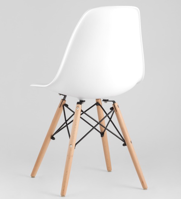 Стул Eames Style DSW белый x4 (разборный каркас)