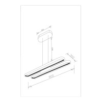 Светодиодный подвесной светильник Moderli V2420-PL Style