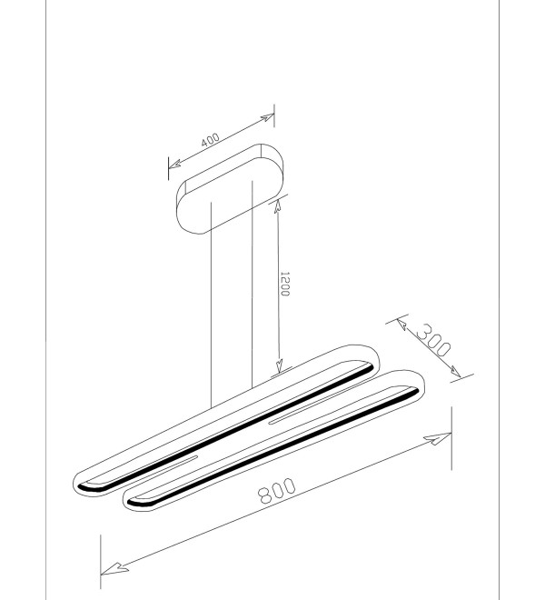 Светодиодный подвесной светильник Moderli V2420-PL Style
