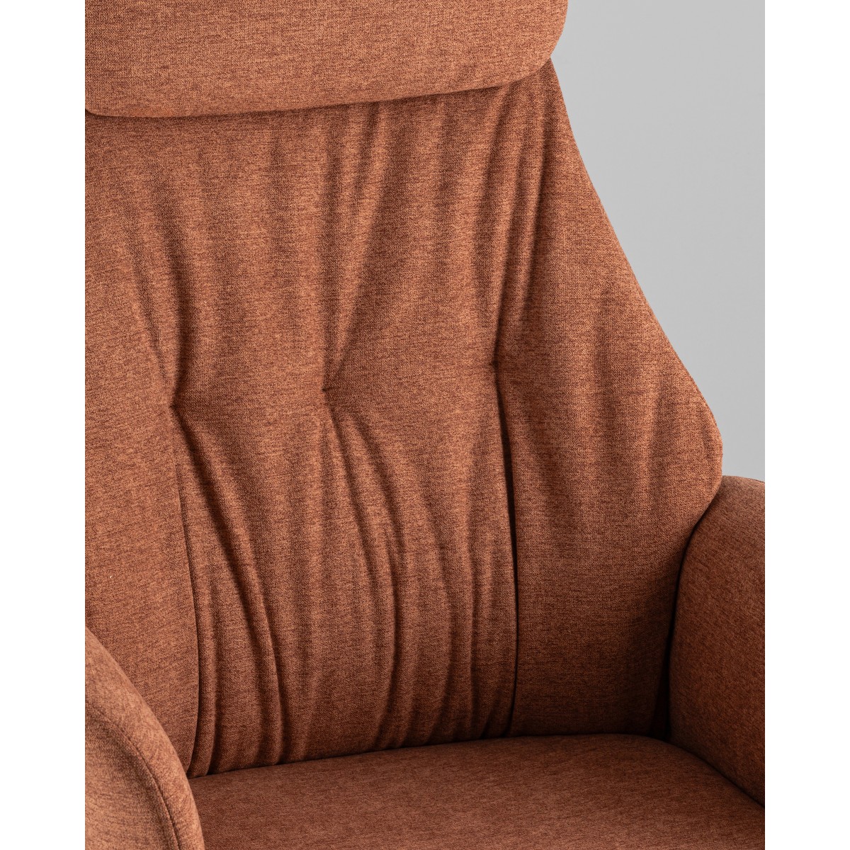 Кресло офисное TopChairs Neoma терракотовый ткань