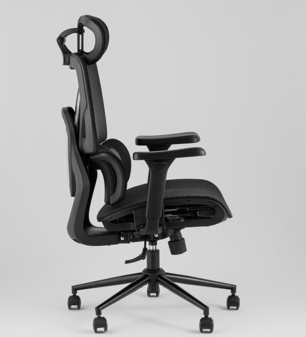 Кресло офисное TopChairs Structo черная сетка