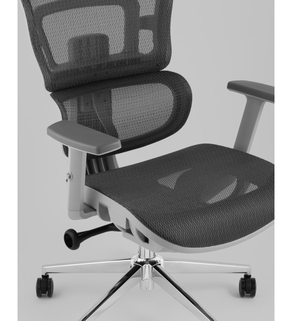 Кресло офисное TopChairs Techno Professional серый