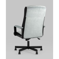 Кресло руководителя TopChairs ST-DOMINGO серо-голубой