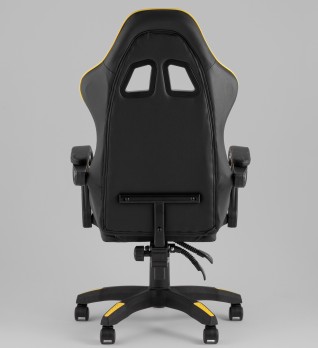 Кресло спортивное TopChairs MG-7043 черно-жёлтый