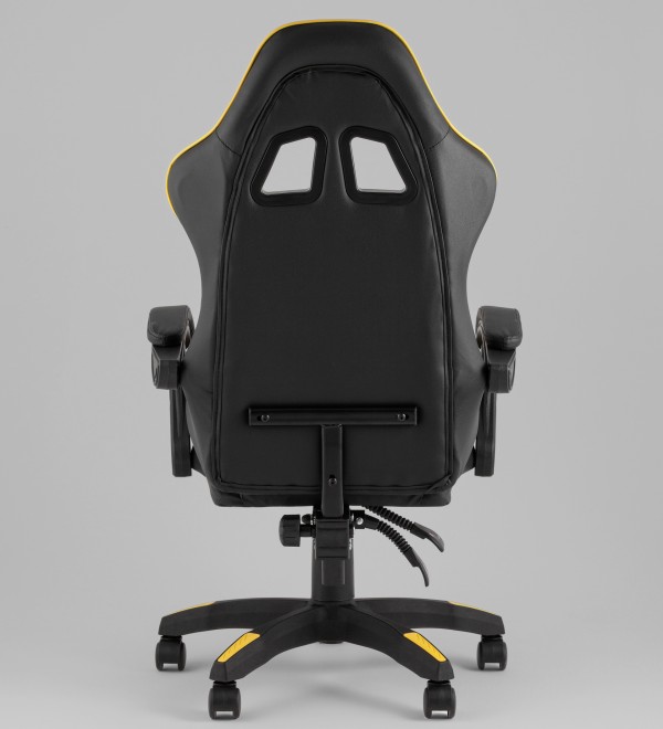 Кресло спортивное TopChairs MG-7043 черно-жёлтый