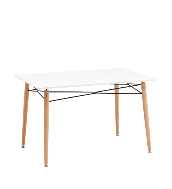 Стол Eames DSW Rectangle New 120*80 белый