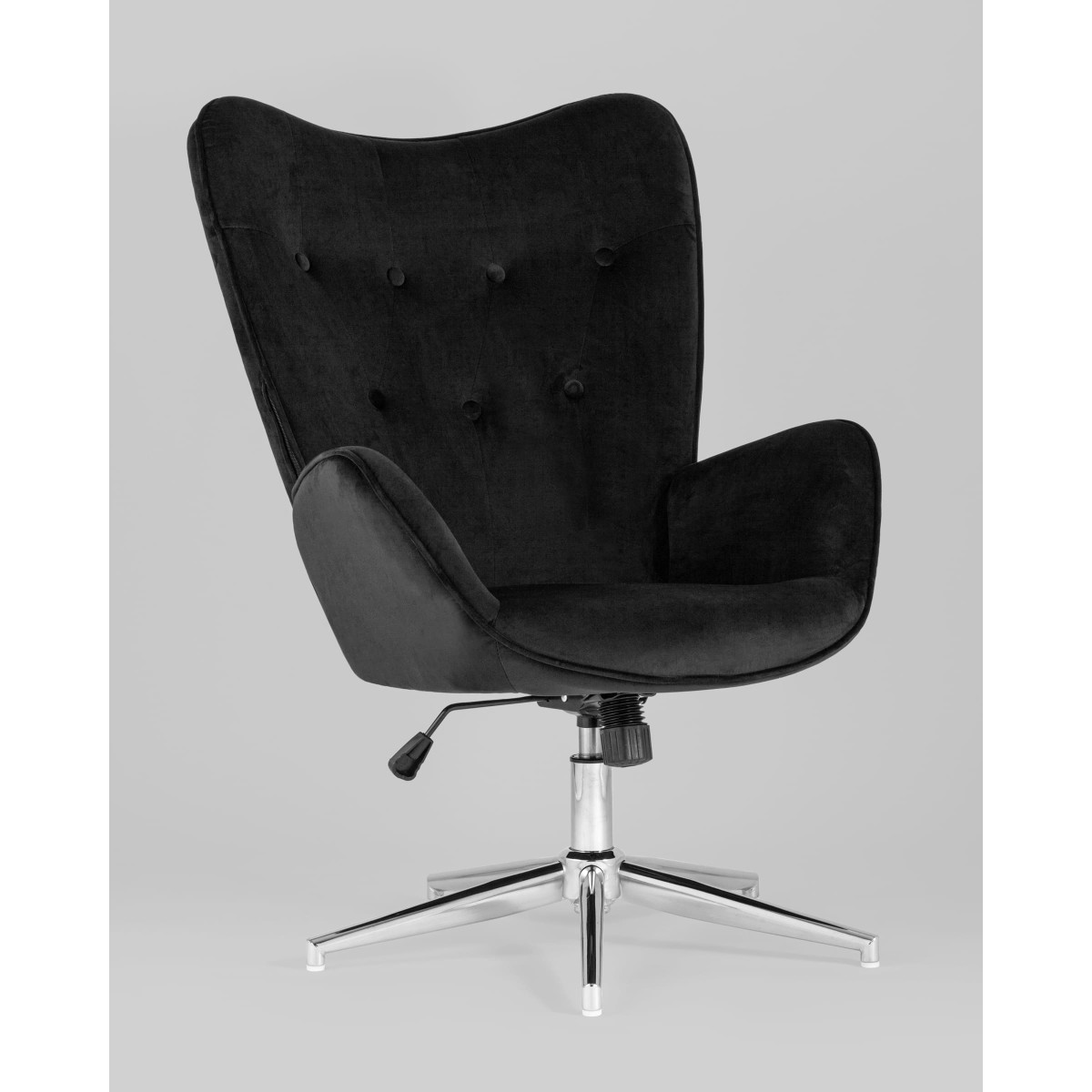 Кресло Филадельфия велюр черный