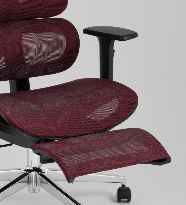 Кресло офисное TopChairs Nimbus бордовый