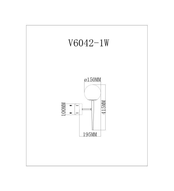 Светильник настенный Moderli V11561-1W Scrumbel