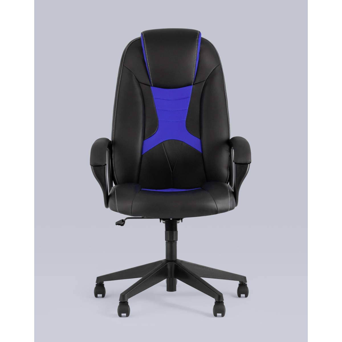 Кресло игровое TopChairs ST-CYBER 8 черный/синий