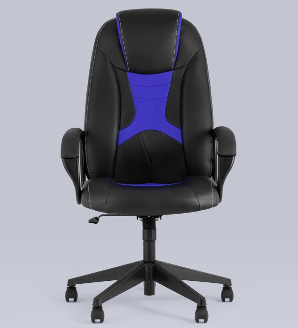 Кресло игровое TopChairs ST-CYBER 8 черный/синий