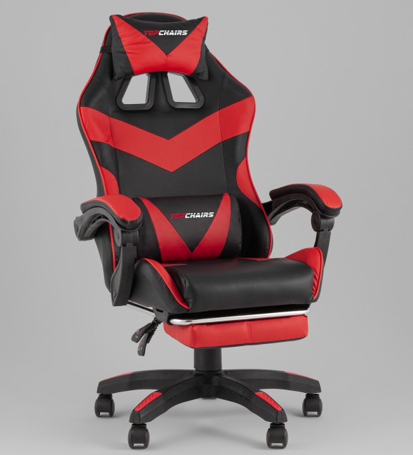 Кресло спортивное TopChairs MG-7019 черно-красный