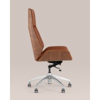Кресло руководителя TopChairs Crown SN коричневый