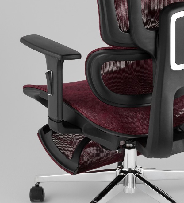 Кресло офисное TopChairs Nimbus бордовый