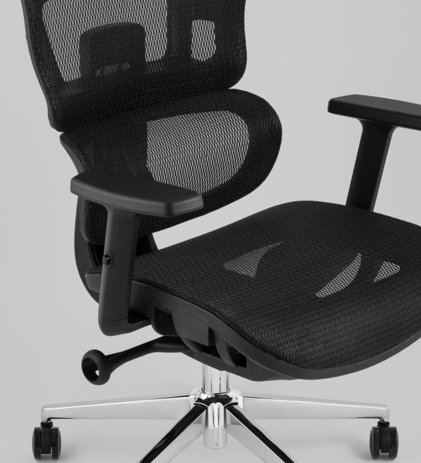 Кресло офисное TopChairs Techno Professional черный