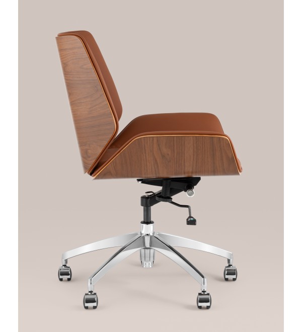 Кресло офисное TopChairs Crown SN коричневый