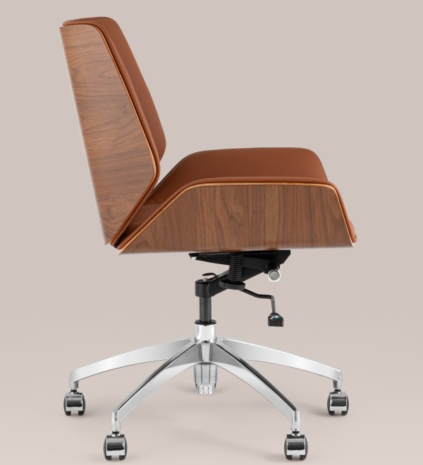 Кресло офисное TopChairs Crown SN коричневый