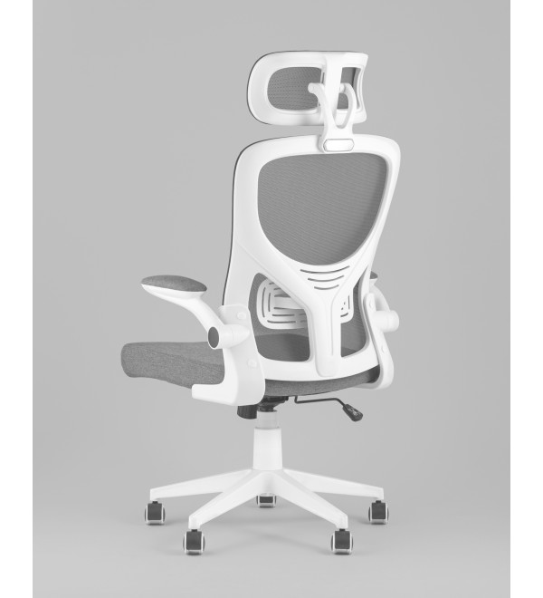 Кресло офисное TopChairs Airone серый ткань