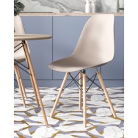 Стул Eames DSW бежевый