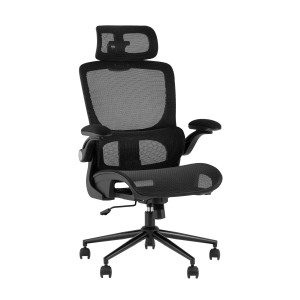 Кресло офисное TopChairs Tactus черная сетка