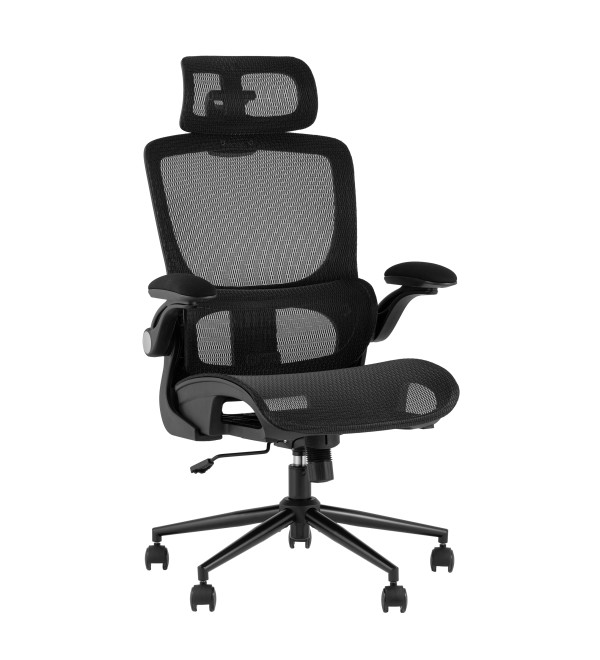 Кресло офисное TopChairs Tactus черная сетка
