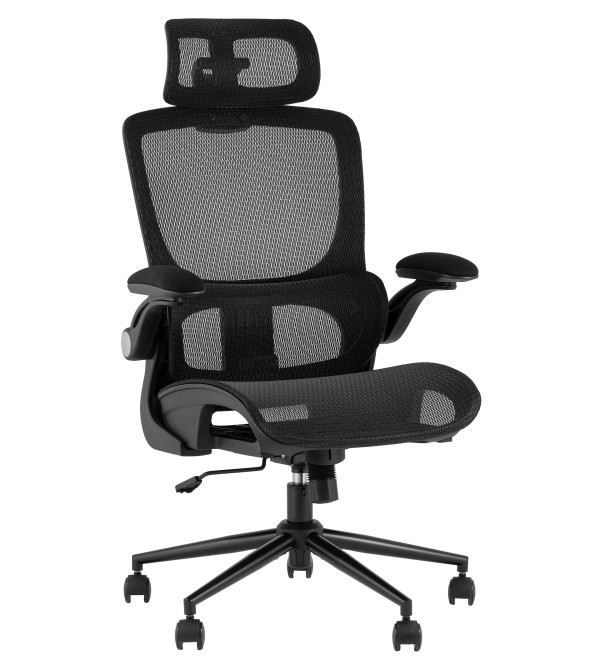 Кресло офисное TopChairs Tactus черная сетка