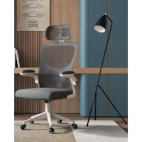 Кресло офисное TopChairs Airone серый ткань