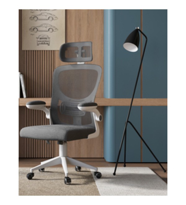 Кресло офисное TopChairs Airone серый ткань