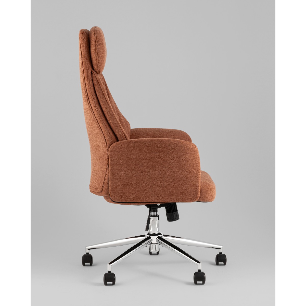 Кресло офисное TopChairs Neoma терракотовый ткань