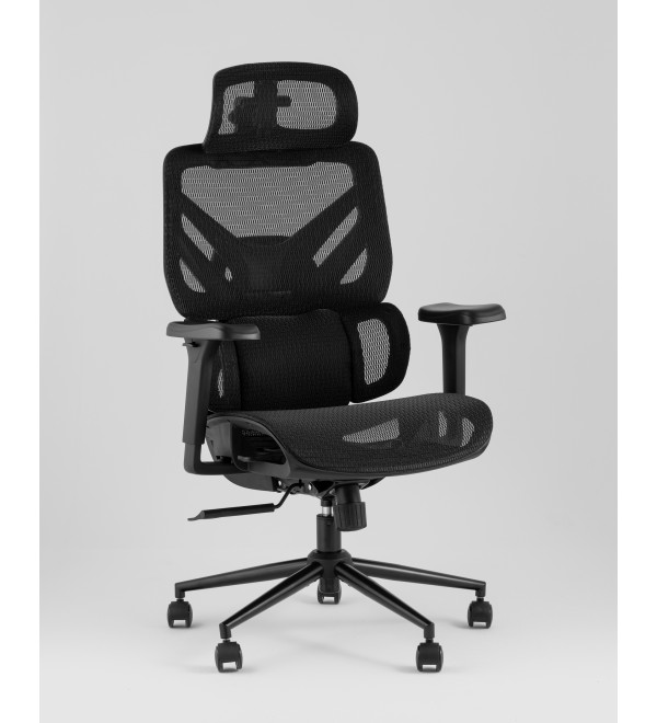 Кресло офисное TopChairs Structo черная сетка