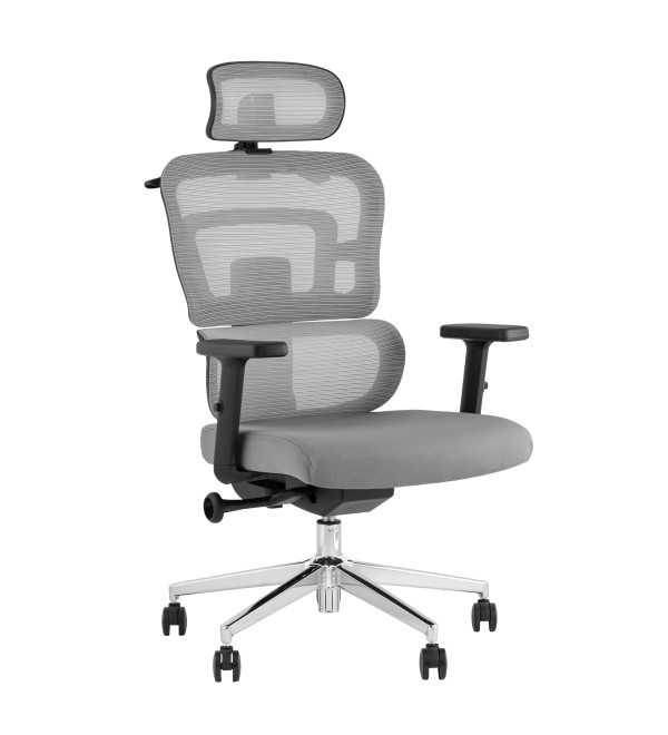Кресло офисное TopChairs Techno серый