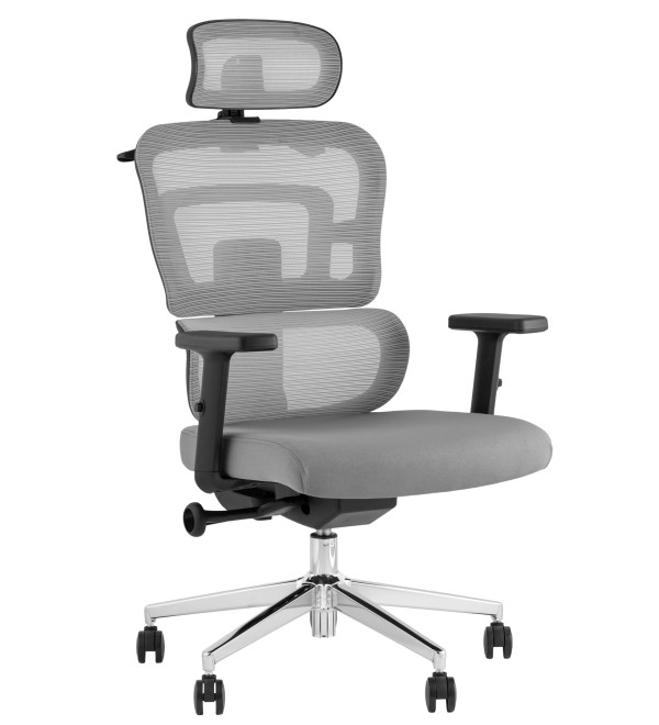 Кресло офисное TopChairs Techno серый