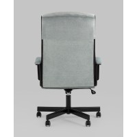 Кресло руководителя TopChairs ST-DOMINGO серо-голубой