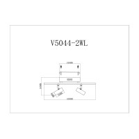 Светодиодный спот Moderli V5044-2WL Right