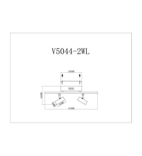 Светодиодный спот Moderli V5044-2WL Right