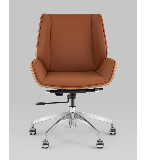 Кресло офисное TopChairs Crown SN коричневый