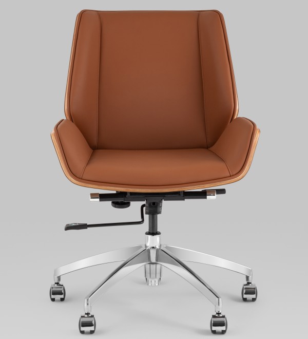 Кресло офисное TopChairs Crown SN коричневый